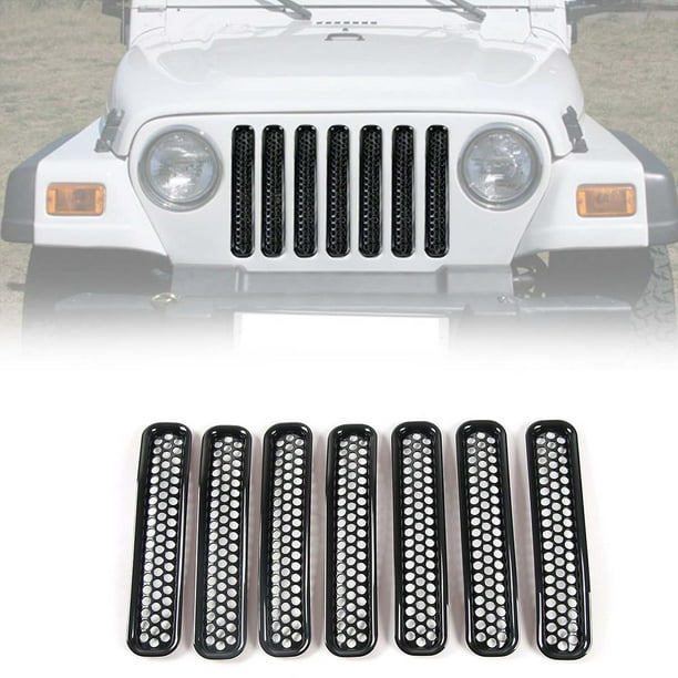 RAMPAGE PRODUCTS 7511 Chrome Grille Insert for 1997-2006 Jeep TJ RAMPAGE PRODUCTS 7511 Chrome Grille Insert for 1997-2006 Jeep TJ